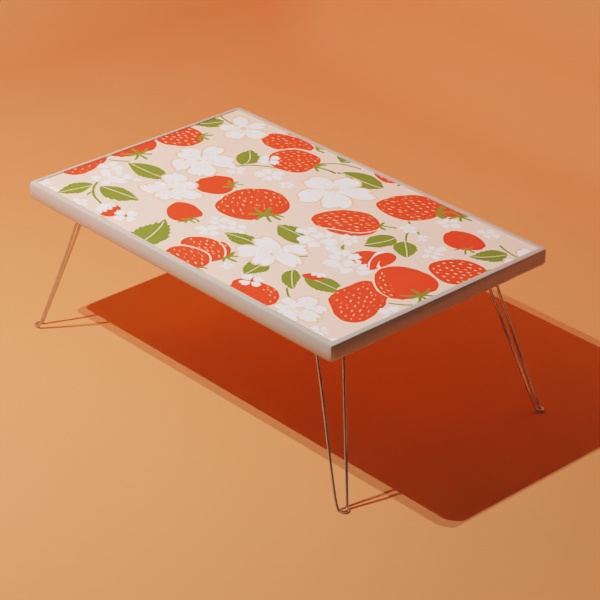 【シンプル3Dモデル】レトロな折りたたみテーブル