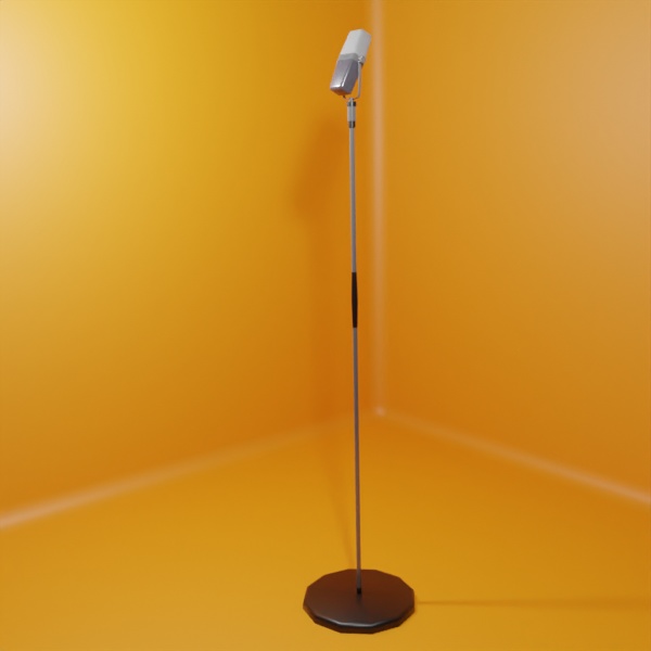 【シンプル3Dモデル】漫才マイク