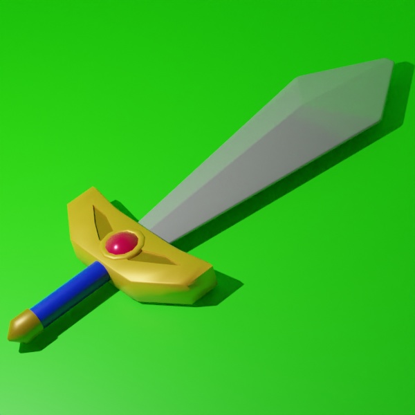 【シンプル3Dモデル】シンプルな剣