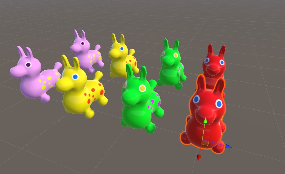 【シンプル3Dモデル】ウマのオブジェ