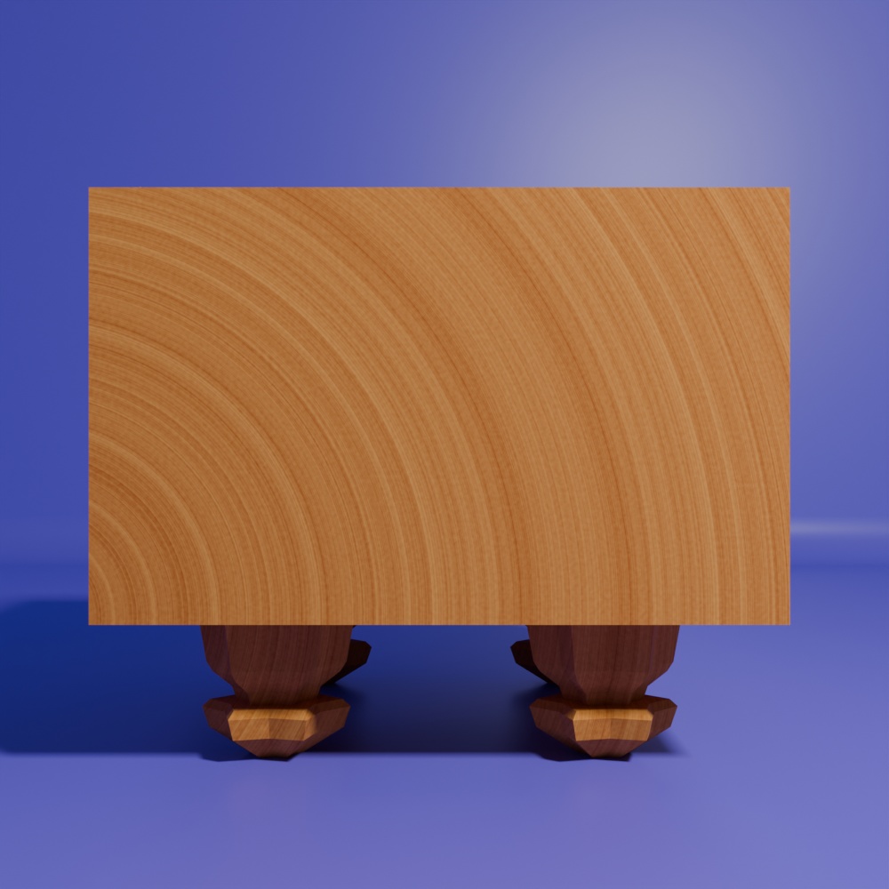 【シンプル3Dモデル】将棋盤と駒