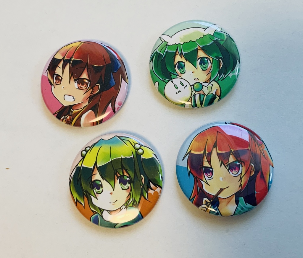 杏子・ゆま缶バッチセット