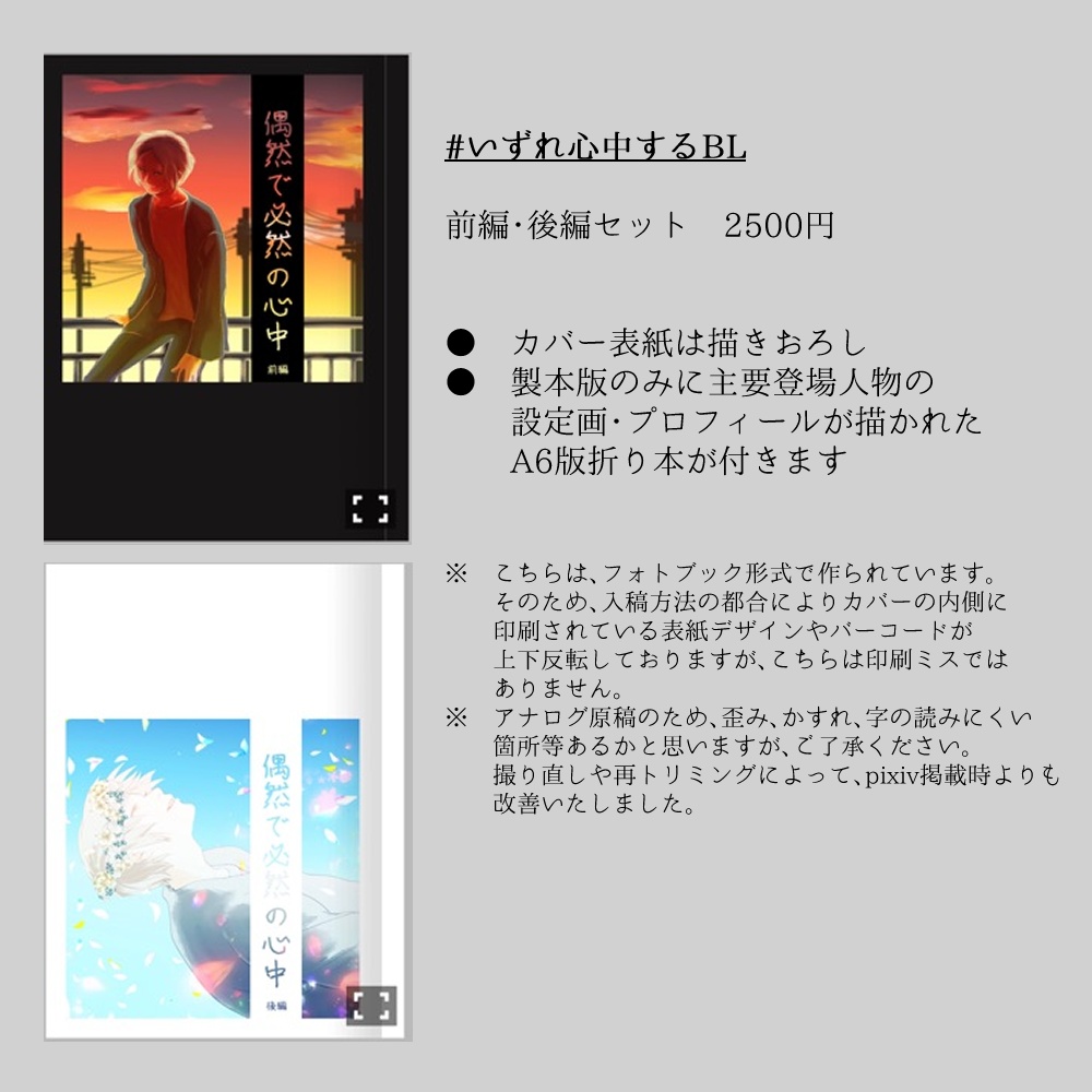 偶然で必然の心中　#いずれ心中するBL 前後編セット