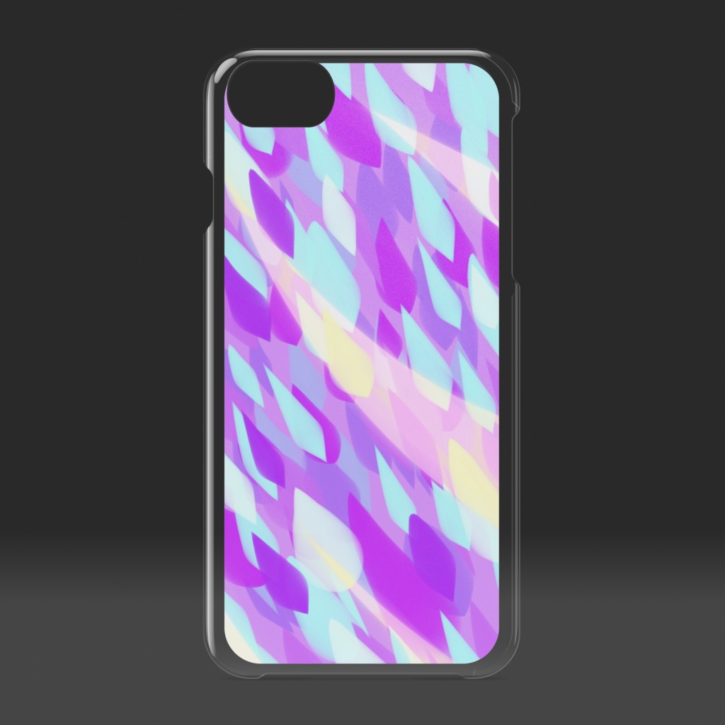 クリアiPhoneケース さくらピンク