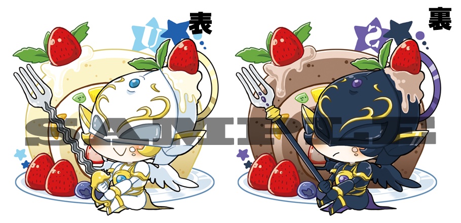 【両面】アクリルキーホルダー（ウリエル・サリエル）