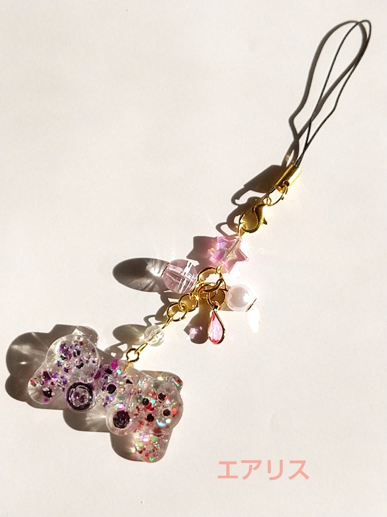 クライシスコアFF7 キャラモチーフ ゲームコントローラー レジンストラップ