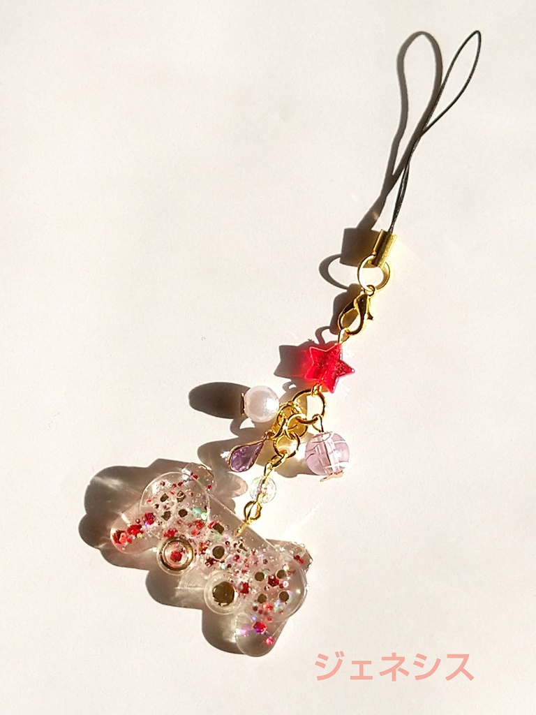 クライシスコアFF7 キャラモチーフ ゲームコントローラー レジンストラップ