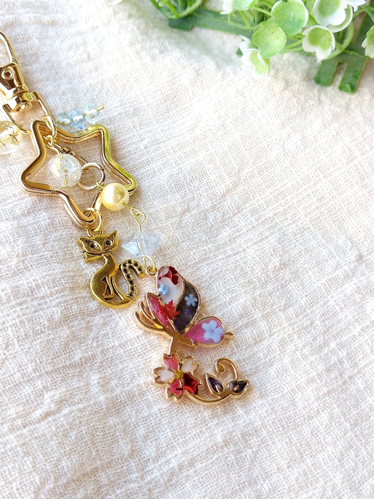 hello spring☆FF7リバース パーティーメンバー レジンキーホルダー