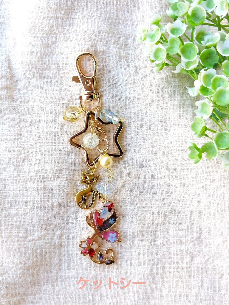 hello spring☆FF7リバース パーティーメンバー レジンキーホルダー