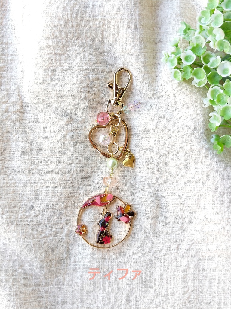 hello spring☆FF7リバース パーティーメンバー レジンキーホルダー