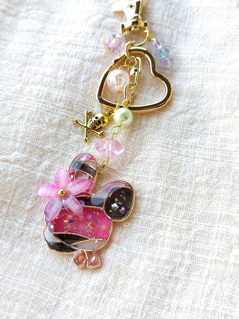 hello spring☆FF7リバース パーティーメンバー レジンキーホルダー