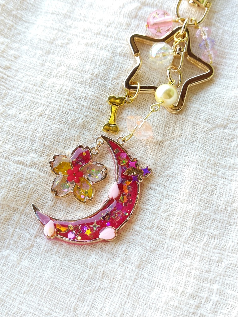 hello spring☆FF7リバース パーティーメンバー レジンキーホルダー