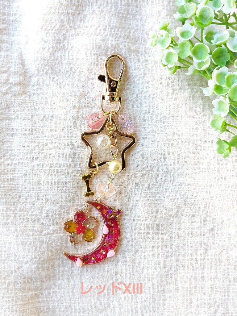 hello spring☆FF7リバース パーティーメンバー レジンキーホルダー