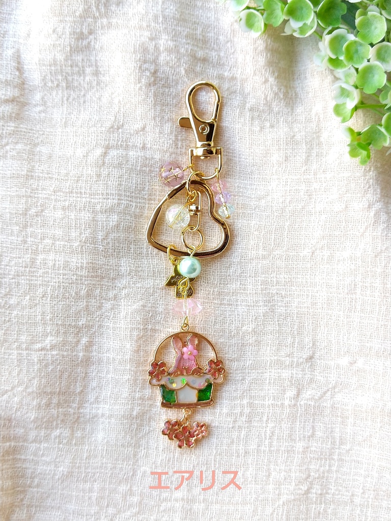 hello spring☆FF7リバース パーティーメンバー レジンキーホルダー