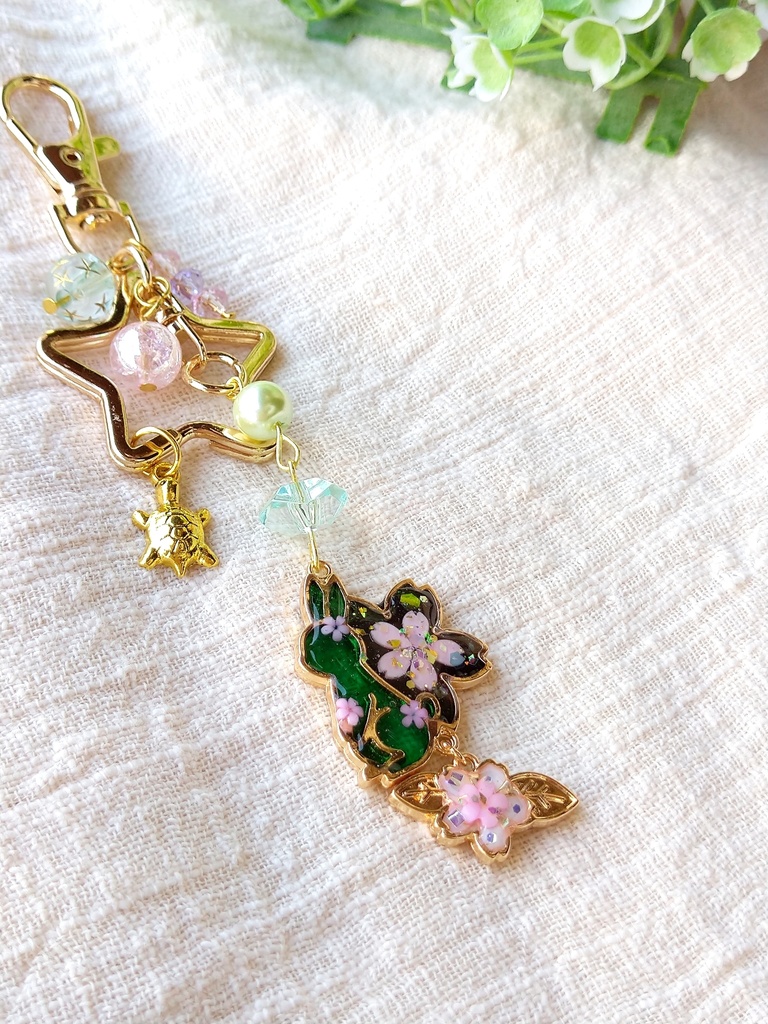 hello spring☆FF7リバース パーティーメンバー レジンキーホルダー