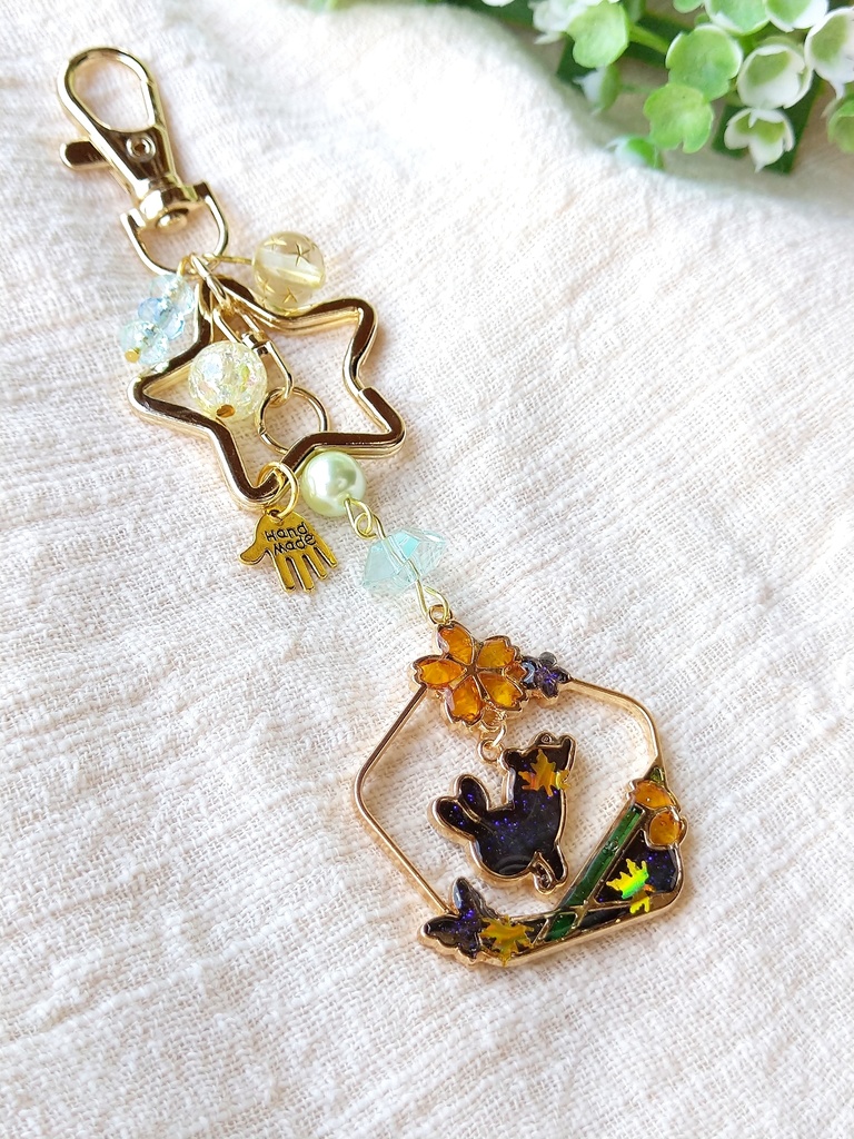 hello spring☆FF7リバース パーティーメンバー レジンキーホルダー