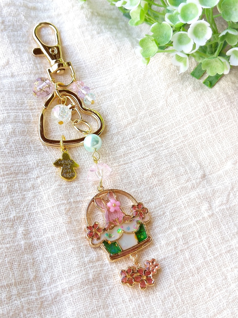 hello spring☆FF7リバース パーティーメンバー レジンキーホルダー