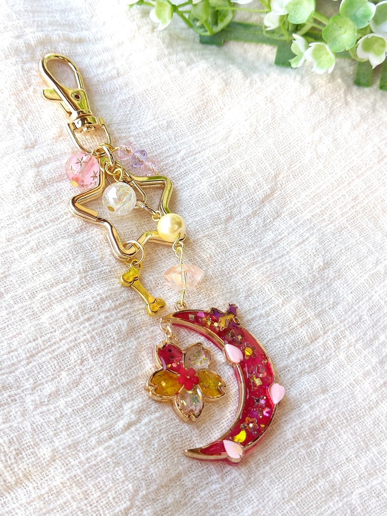 hello spring☆FF7リバース パーティーメンバー レジンキーホルダー