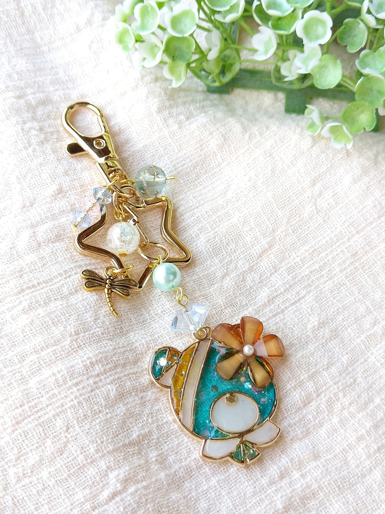 hello spring☆FF7リバース パーティーメンバー レジンキーホルダー