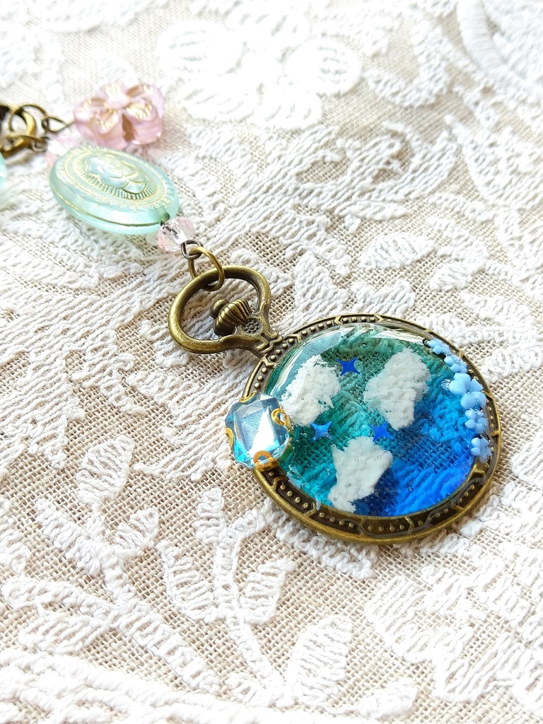 空駆ける召喚獣 FF16パーティメンバー&ドミナント アンティーク レジンキーホルダー