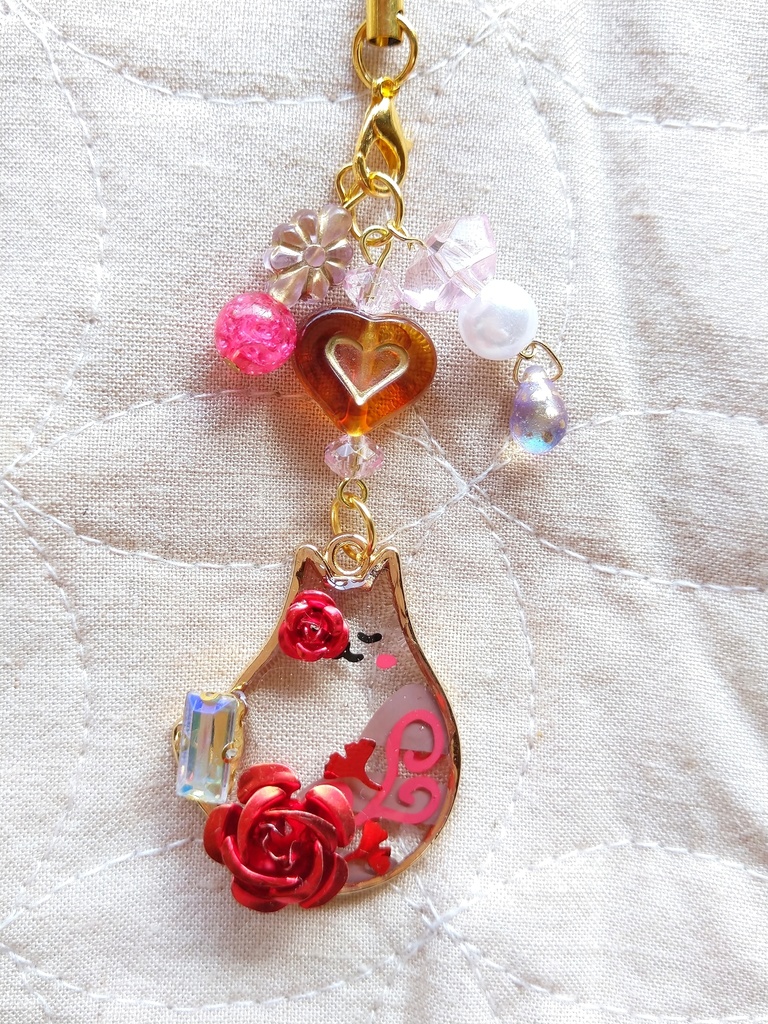 FF9パーティメンバー ぽっちゃりねこモチーフ レジンストラップ