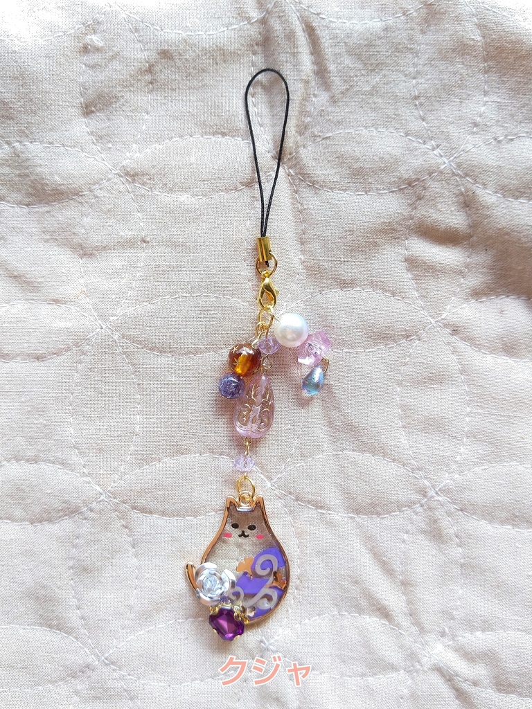 FF9パーティメンバー ぽっちゃりねこモチーフ レジンストラップ