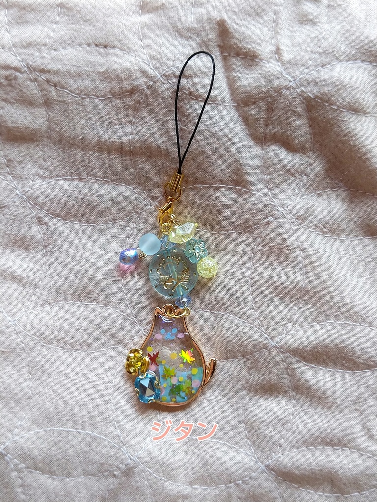 FF9パーティメンバー ぽっちゃりねこモチーフ レジンストラップ