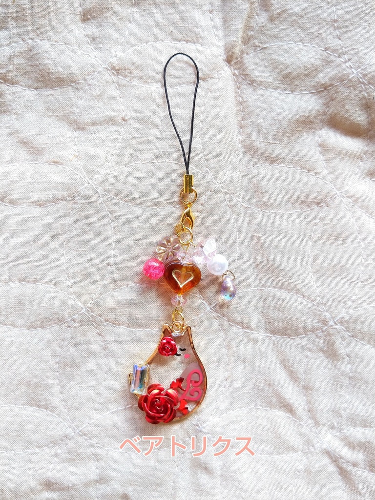 FF9パーティメンバー ぽっちゃりねこモチーフ レジンストラップ