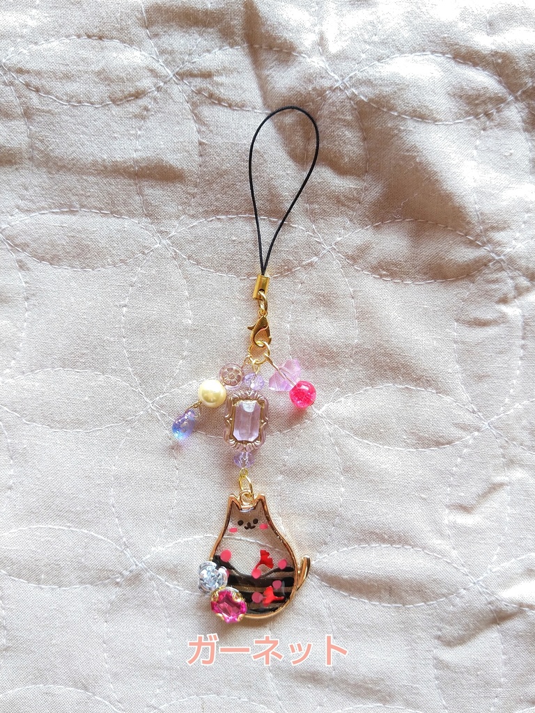 FF9パーティメンバー ぽっちゃりねこモチーフ レジンストラップ