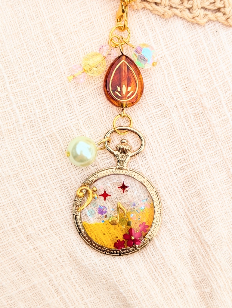 FF4 パーティメンバー 懐中時計レジンストラップ