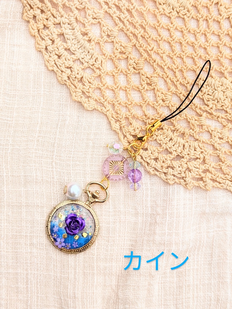 FF4 パーティメンバー 懐中時計レジンストラップ