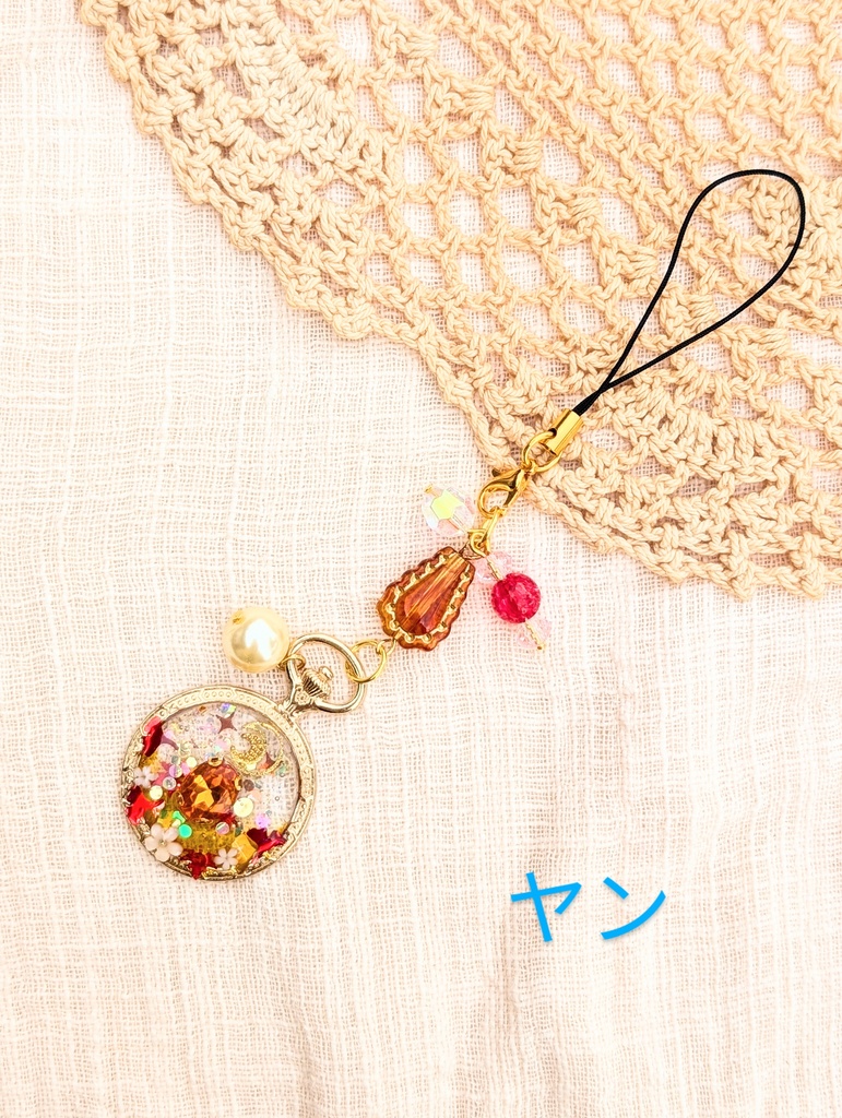 FF4 パーティメンバー 懐中時計レジンストラップ