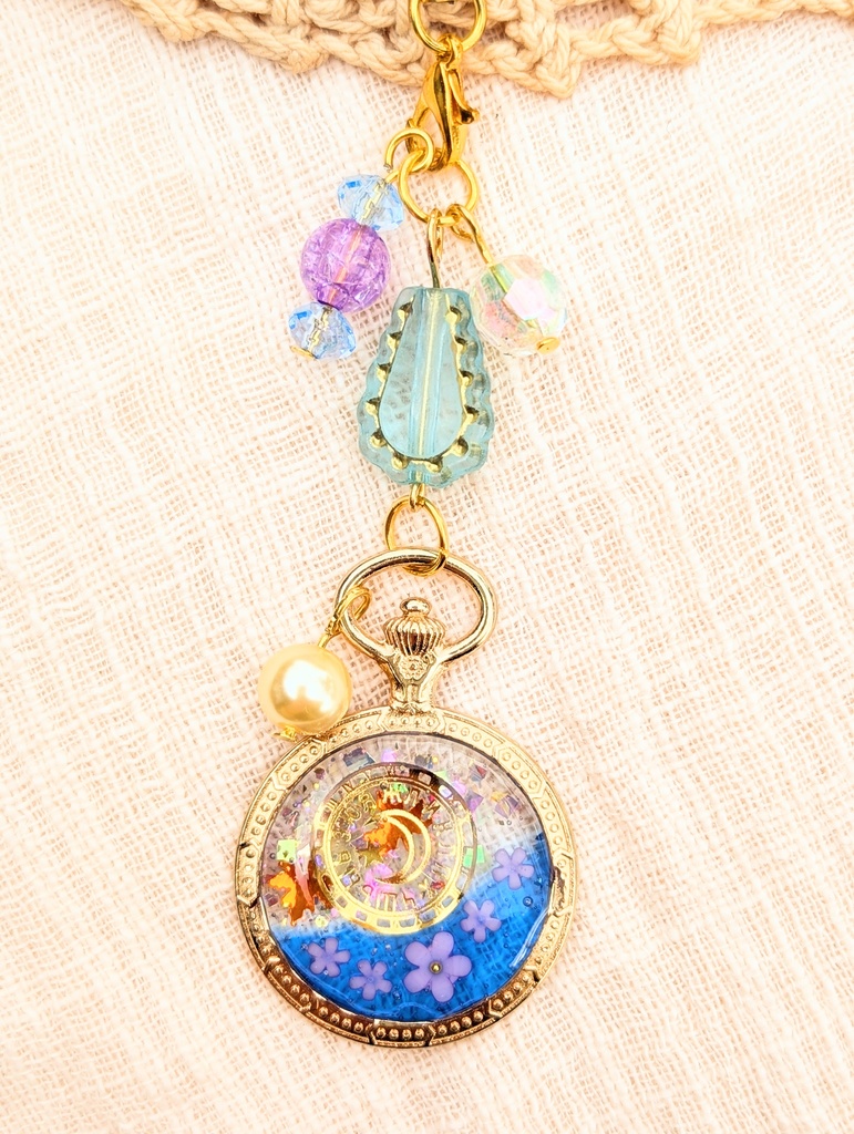 FF4 パーティメンバー 懐中時計レジンストラップ