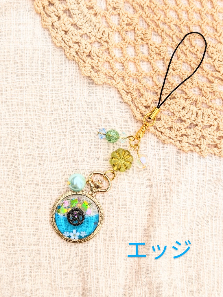 FF4 パーティメンバー 懐中時計レジンストラップ