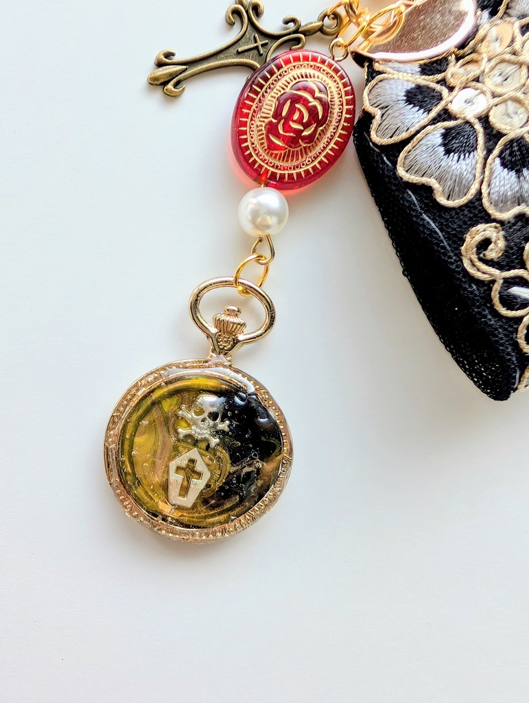 FF14 紅蓮キャラモチーフ シーリング&レジンキーホルダー