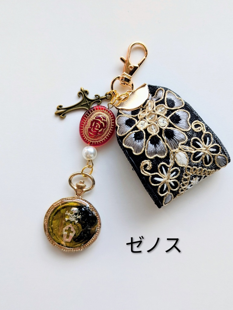 FF14 紅蓮キャラモチーフ シーリング&レジンキーホルダー