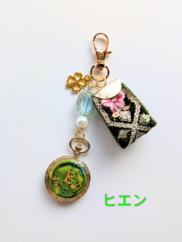 FF14 紅蓮キャラモチーフ シーリング&レジンキーホルダー