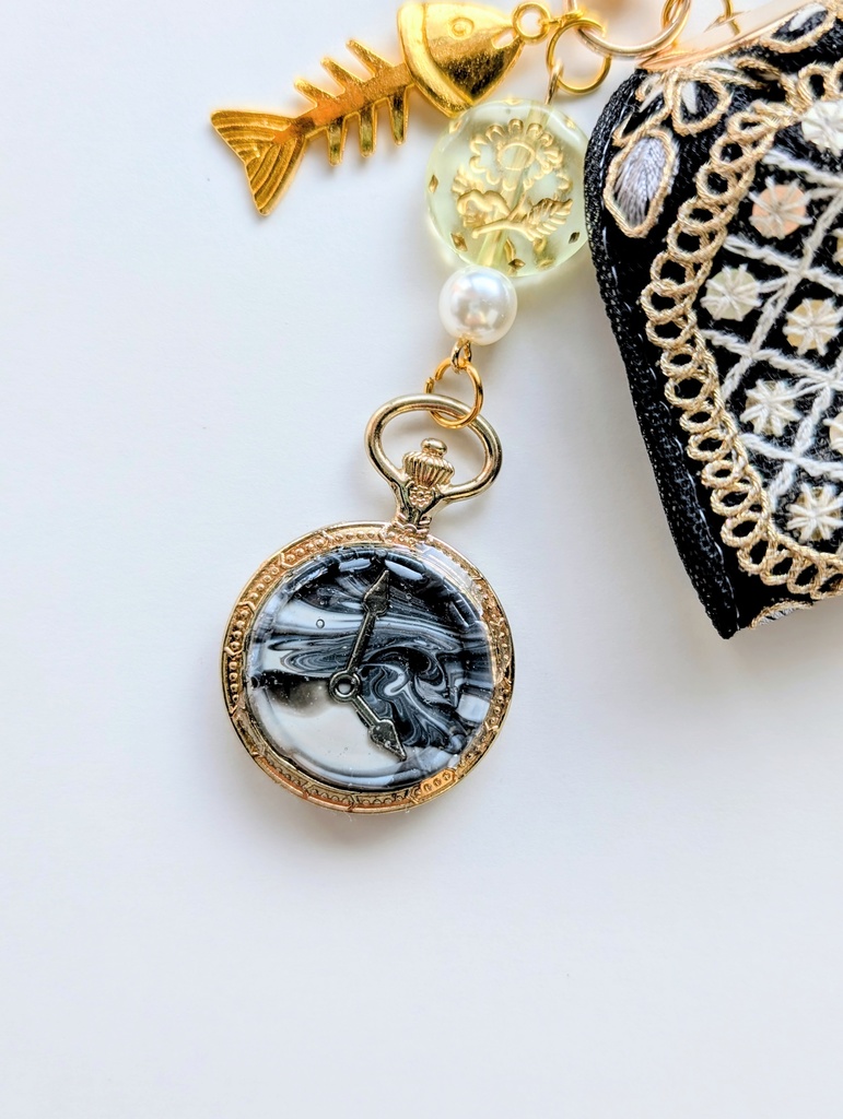 FF14 紅蓮キャラモチーフ シーリング&レジンキーホルダー