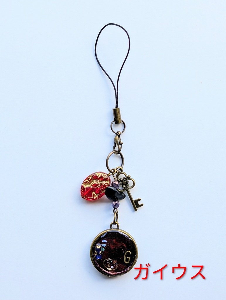 FF14 漆黒キャラモチーフ シーリング&レジンストラップ