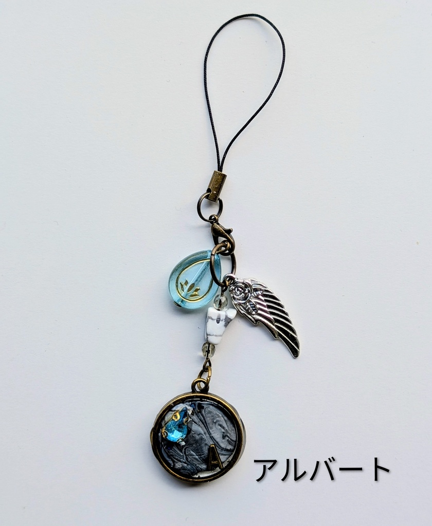 FF14 漆黒キャラモチーフ シーリング&レジンストラップ