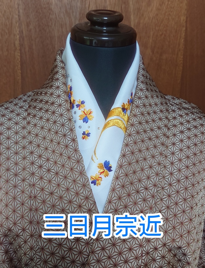 手刺繍半襟