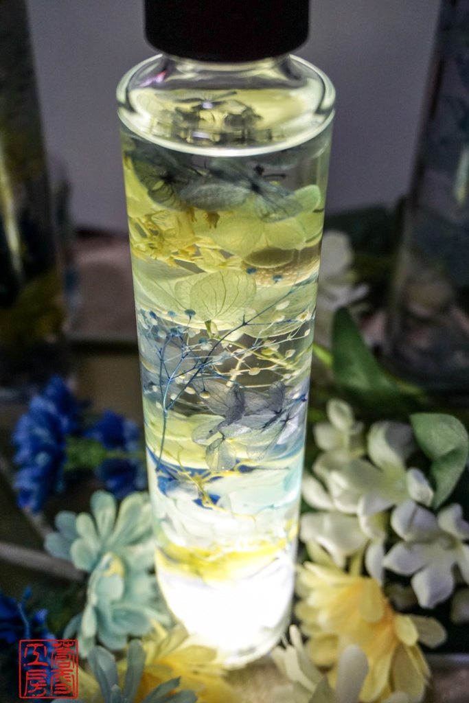 紫陽花ハーバリウム