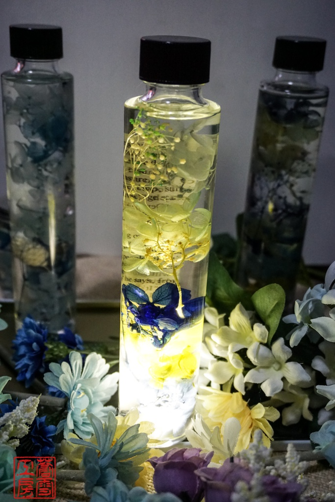 紫陽花ハーバリウム