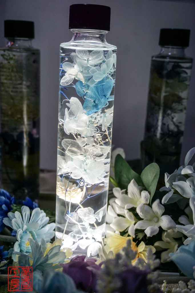 紫陽花ハーバリウム