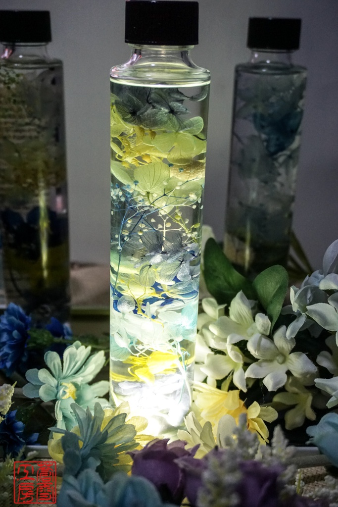 紫陽花ハーバリウム