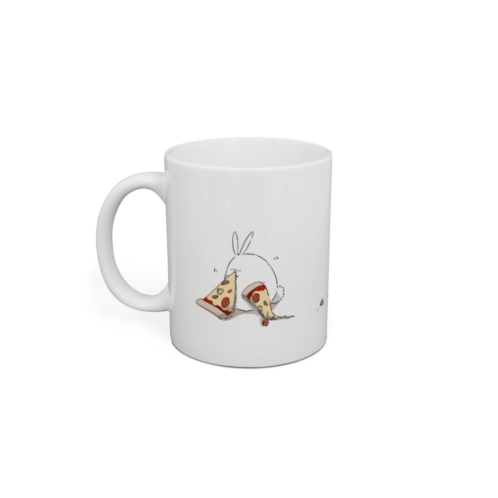 強欲うさぎのマグカップ