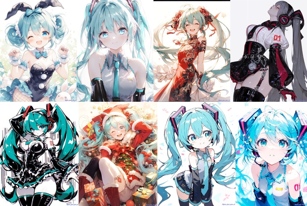 Hatsune Miku illustrations #01
