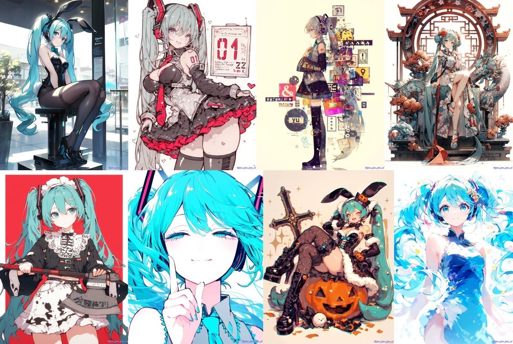 Hatsune Miku illustrations #02