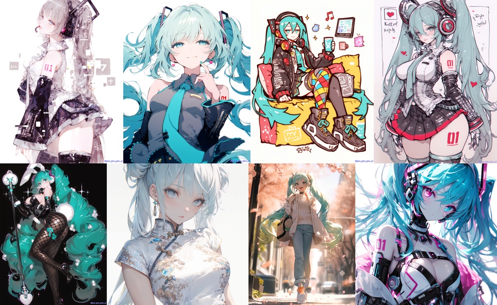 Hatsune Miku illustrations #04