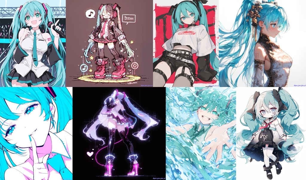 Hatsune Miku illustrations #06